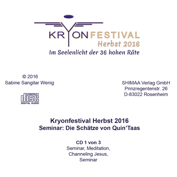Mitschnitte Seminar "Die Schätze von Quin'Taas"