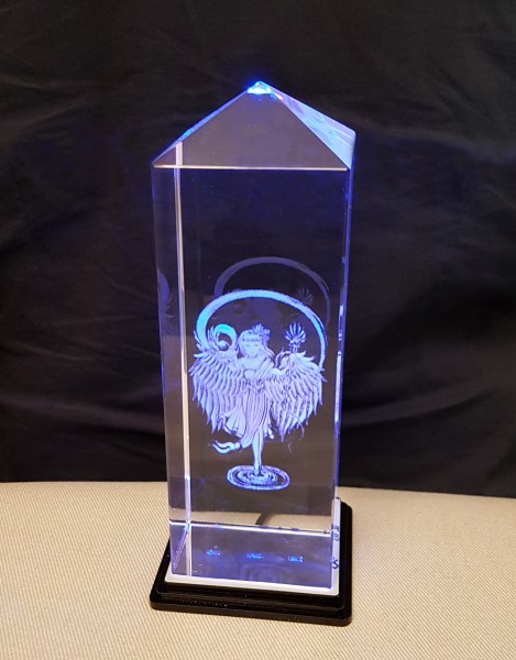 Glasobelisk - Heiliger Gral der Liebe