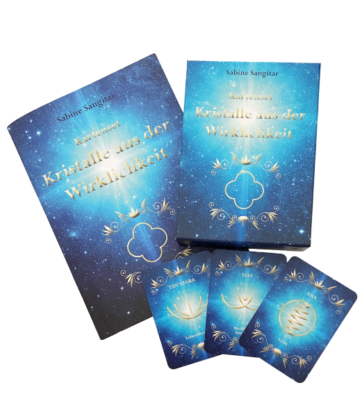 Set Karten und Booklet "Kristalle aus der Wirklichkeit"