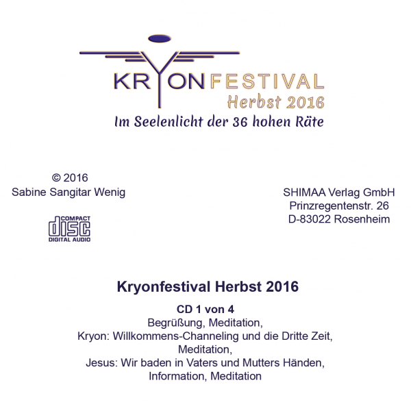 Mitschnitte Kryonfestival Herbst 2016