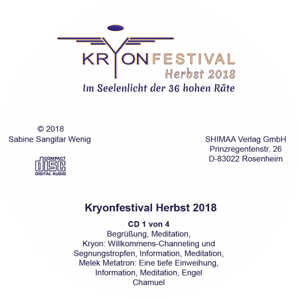 Mitschnitte Kryonfestival Herbst 2018