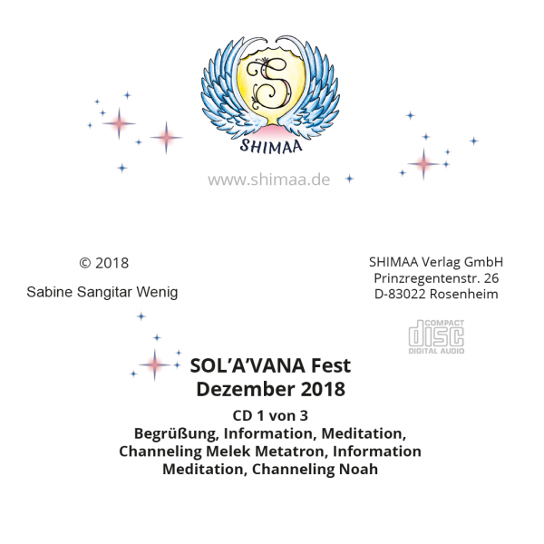 Mitschnitte "SOL'A'VANA Fest 2018"