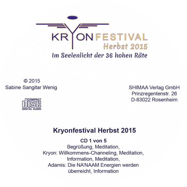Mitschnitte Kryonfestival Herbst 2015