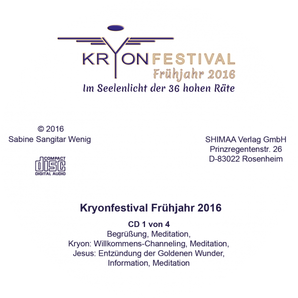 Mitschnitte Kryonfestival Frühjahr 2016