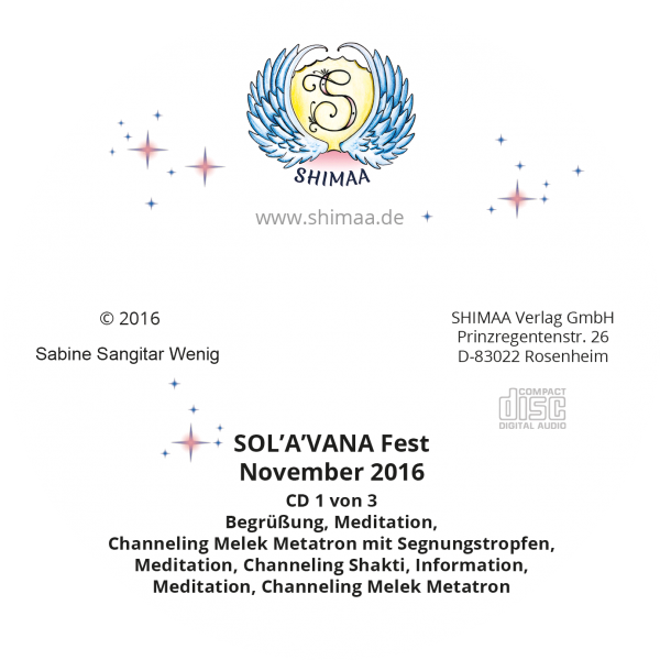 Mitschnitt "SOL'A'VANA Fest 2016"